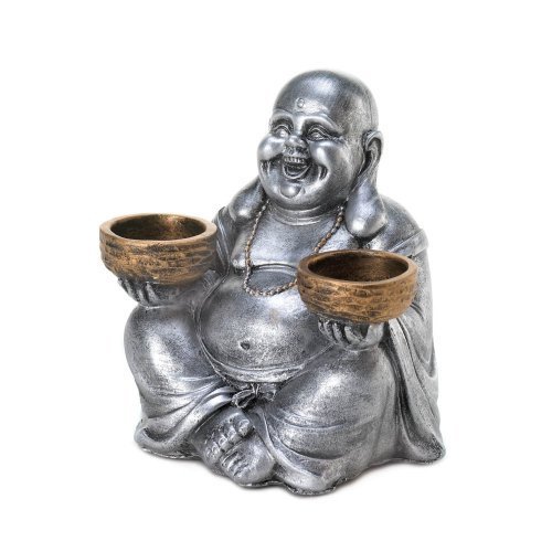 Sitting Buddha Candleholder