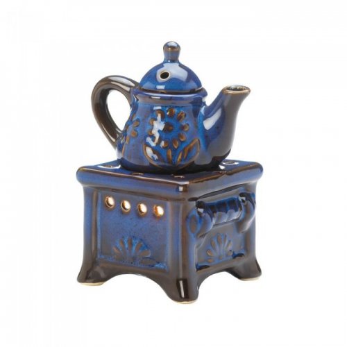 Teapot Stove Oil Warmer Blue
