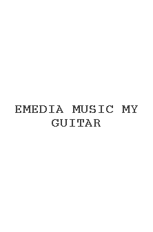 Emedia Music My Guitar