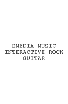 Emedia Music Interactive Rock Guitar