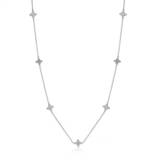 36 Inch Star Stud Necklace