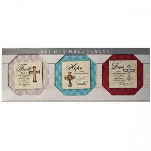 Religious Themed Printed Canvas Wall Art Set