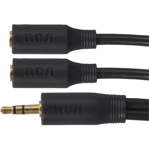 Rca 3.5mm Mp3 Y-adapter Cable (6&quot;)