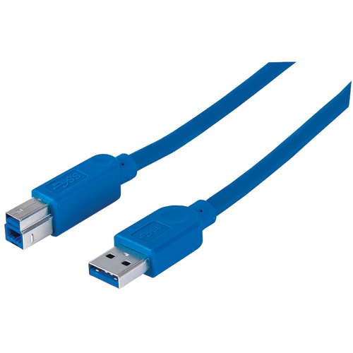 Manhattan A-male To B-male Superspeed Usb 3.0 Cable, 2m