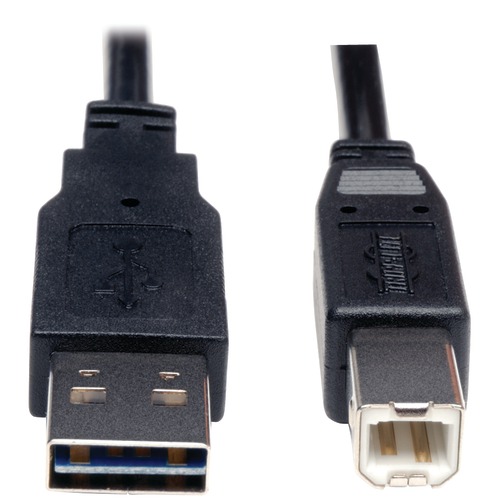 Tripp Lite A-male To B-male Reversible Usb 2.0 Cable (3ft)