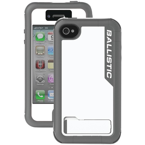Ballistic Iphone 4 And 4s Every1 Case (white And Charcoal Gray)
