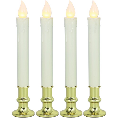 Northpoint Led Flickering Candles With 8-hour Timer, 4 Pack