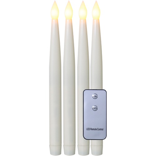 North Point Flameless Led Candles With Remote, 4 Pk