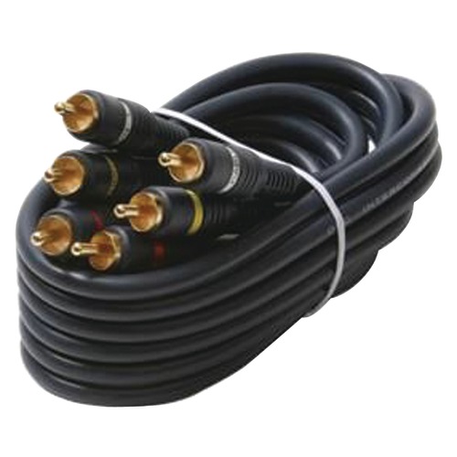 Steren Triple Rca Composite Video Cable (6ft)