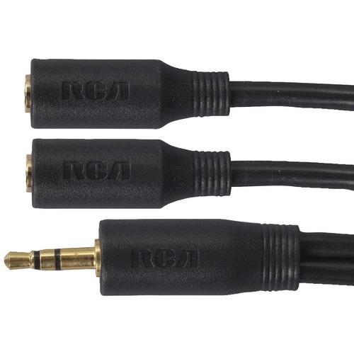 Rca 3.5mm Stereo Headphone Y-adapter
