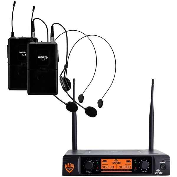 Nady Dual-transmitter Digital Wireless Microphone System (2 Digi