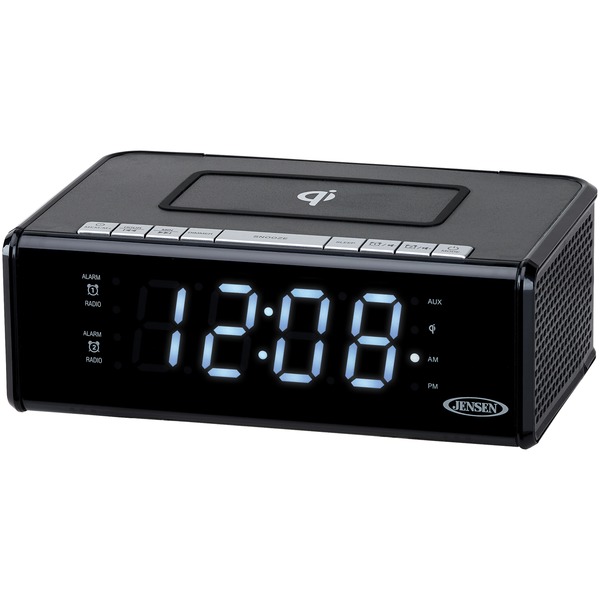Westclox 1.4inch Red Led Clock Radio With Nature Sounds And 1 A