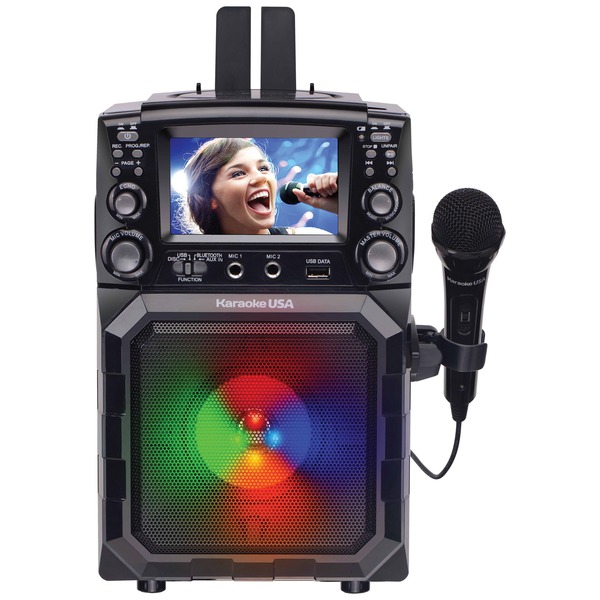 Karaoke Usa Portable Cdg And Mp3g Karaoke Player With 4.3-inch C