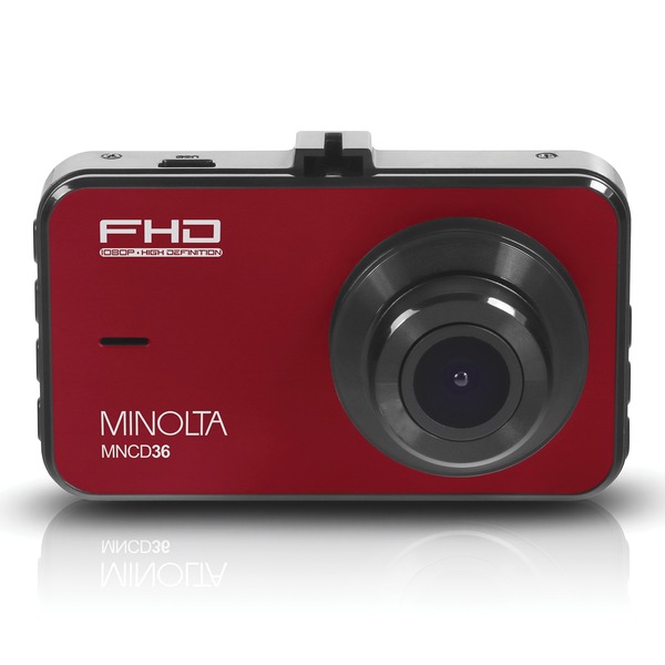 Minolta Mncd36 1080p Full Hd Dash Camera With 3-inch Lcd Screen