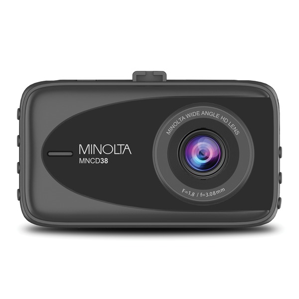 Minolta Mncd38 1080p Full Hd Dash Camera With 3.2-inch Lcd Scree