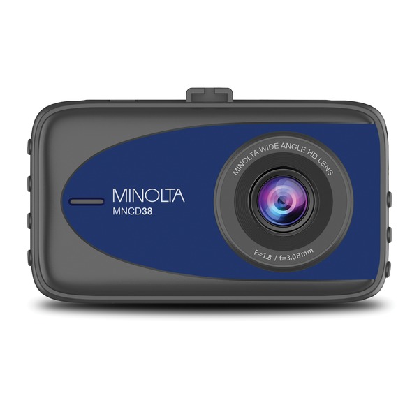 Minolta Mncd38 1080p Full Hd Dash Camera With 3.2-inch Lcd Scree
