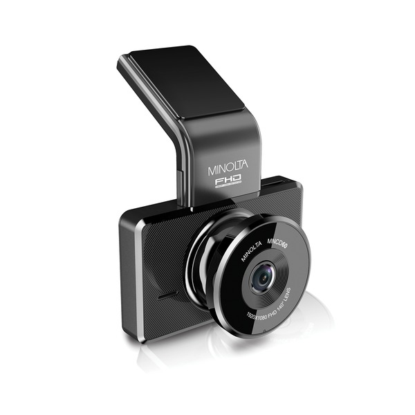Minolta Mncd60 1080p Full Hd Adas Dash Camera With 3-inch Lcd Sc