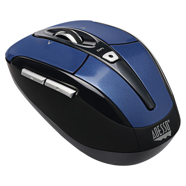 Adesso Imouse S60 2.4 Ghz Wireless Programmable Nano Mouse (blue