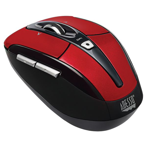 Adesso Imouse S60 2.4 Ghz Wireless Programmable Nano Mouse (red)
