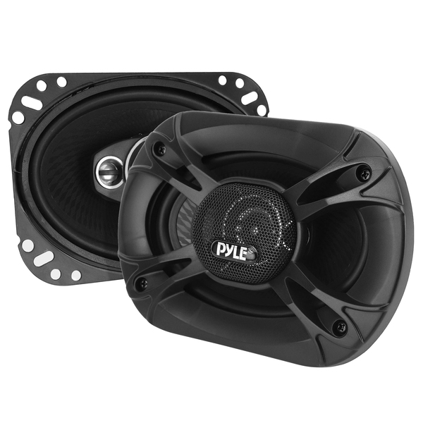 Pyle 6-inch X 8-inch 400-watt-max 3-way Coaxial Speakers