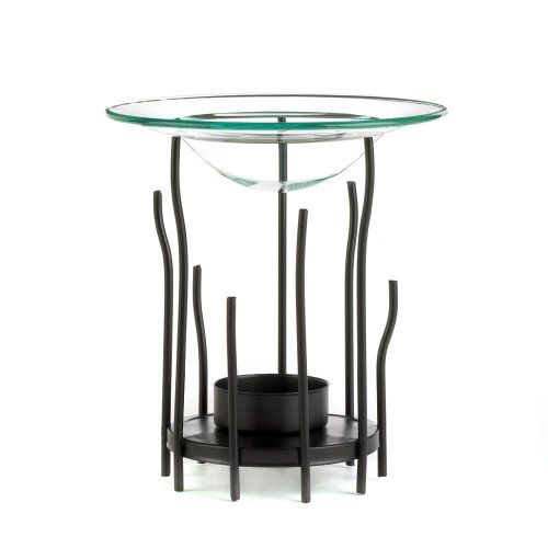 Black Spine Tealight Oil Warmer
