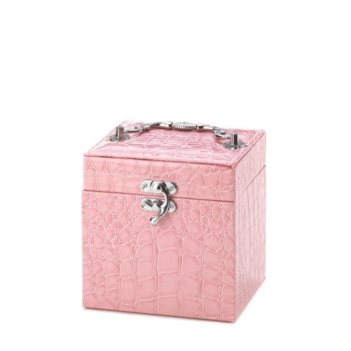 Pink Square Jewelry Case