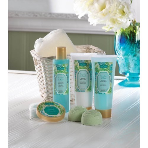 Cucumber Basil Bath Gift Set