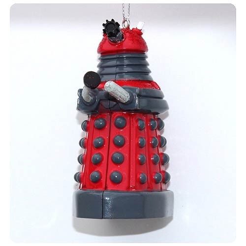 Doctor Who Red Dalek Blow Mold Christmas