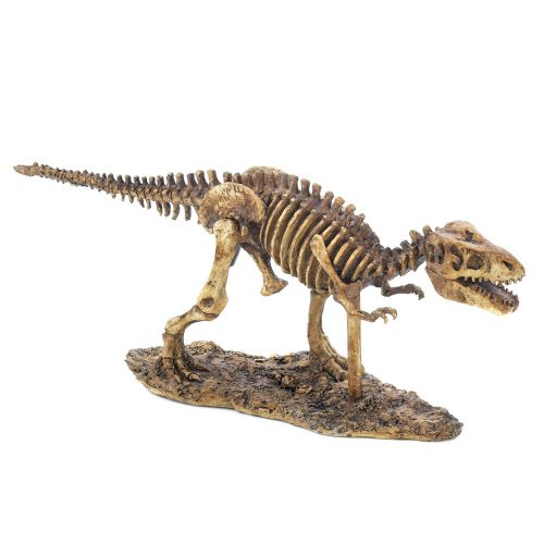 Running T-rex Skeleton Statue