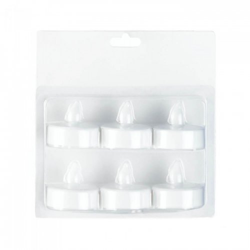 White Led Tealight 6 Pack