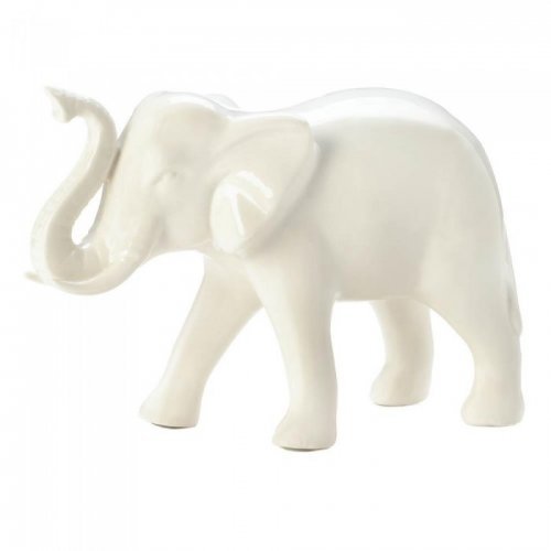 Classic White Decorative Elephant