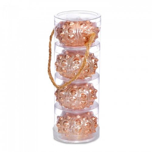 Copper Sea Urchin Candle Set Of 4