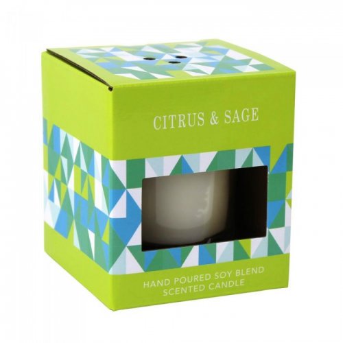 Citrus & Sage Scented Candle