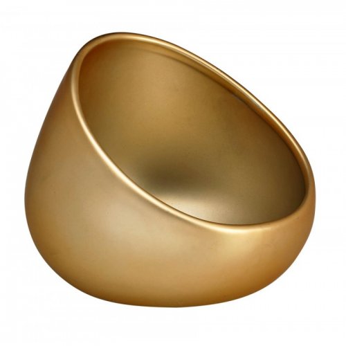 Matte Gold Boom Bowl