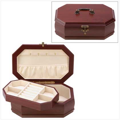 Elegant Wood Jewelry Box