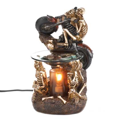 Motorcycle Skeleton Oil Warmer