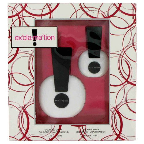 Exclamation By Coty Gift Set 1.7 Oz Cologne Spray + .5 Oz Cologn