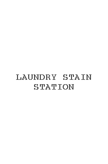 Laundry Stain Station