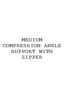 Medium Compression Ankle Support With Zipper