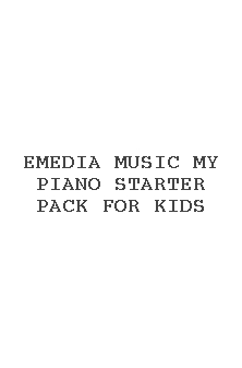Emedia Music My Piano Starter Pack For Kids