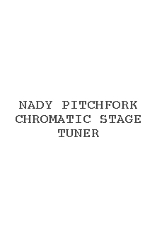 Nady Pitchfork Chromatic Stage Tuner