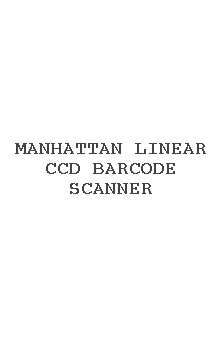 Manhattan Linear Ccd Barcode Scanner