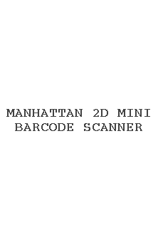 Manhattan 2d Mini Barcode Scanner