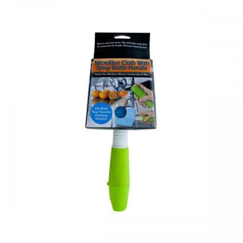 Microfiber Cloth With Spray Bottle Handle