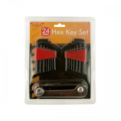 24 Piece Hex Key Set