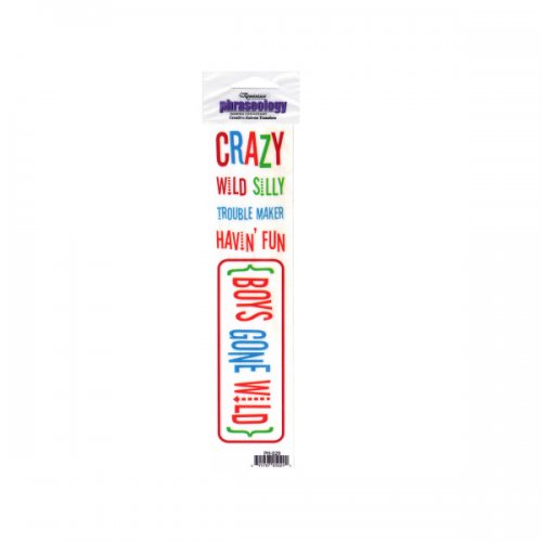 Reminisce Phraseology Rub-on Transfer Boys Gone Wild