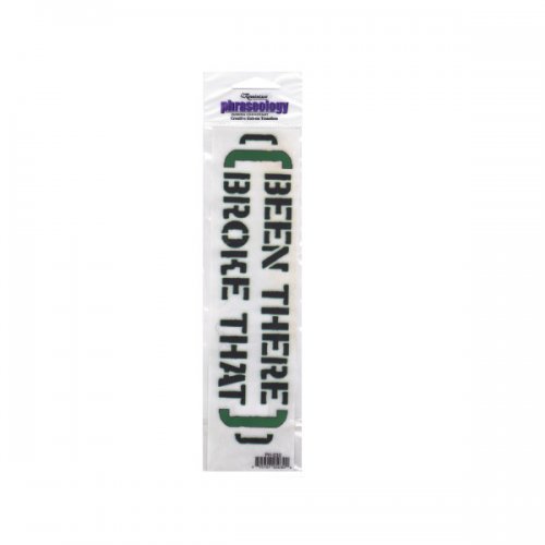 Reminisce Phraseology Creative Rub-on Transfer Been There