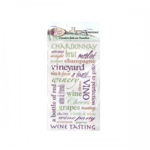 Reminisce Creative Rub-on Transfer The Wrath Of Grapes