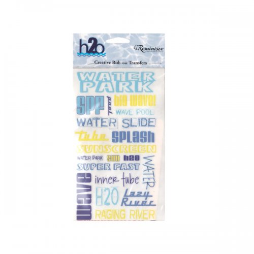 Reminisce Creative Rub-on Transfer H2o Water Park
