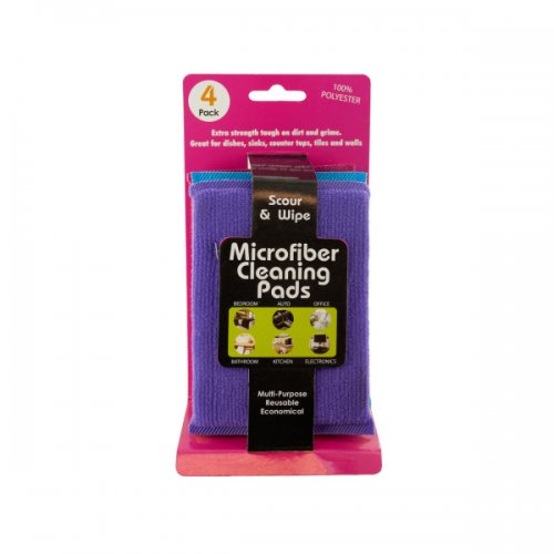 4 Pack Microfiber Cleaning Pads